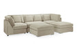Balmoral Beige U - Shape Corner Sofa – Plush Velvet, 7 Seater - Luminex FurnitureSofasbelgravia_sofa_beige_u_shape_corner