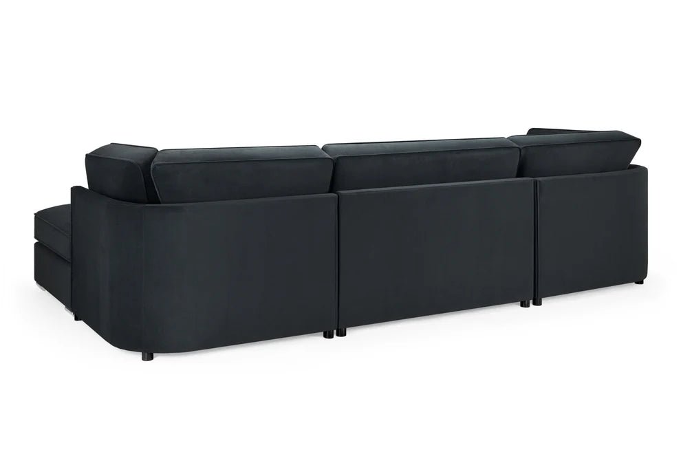 Balmoral Slate U - Shape Corner Sofa – Plush Velvet, 7 Seater - Luminex FurnitureSofasbelgravia_sofa_slate_u_shape_corner