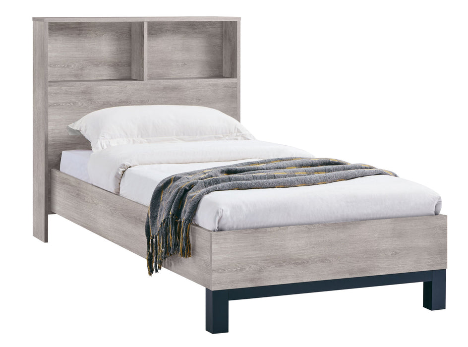 Bayswater Bookcase Headboard Bed - Luminex FurnitureWooden BedsBAL107