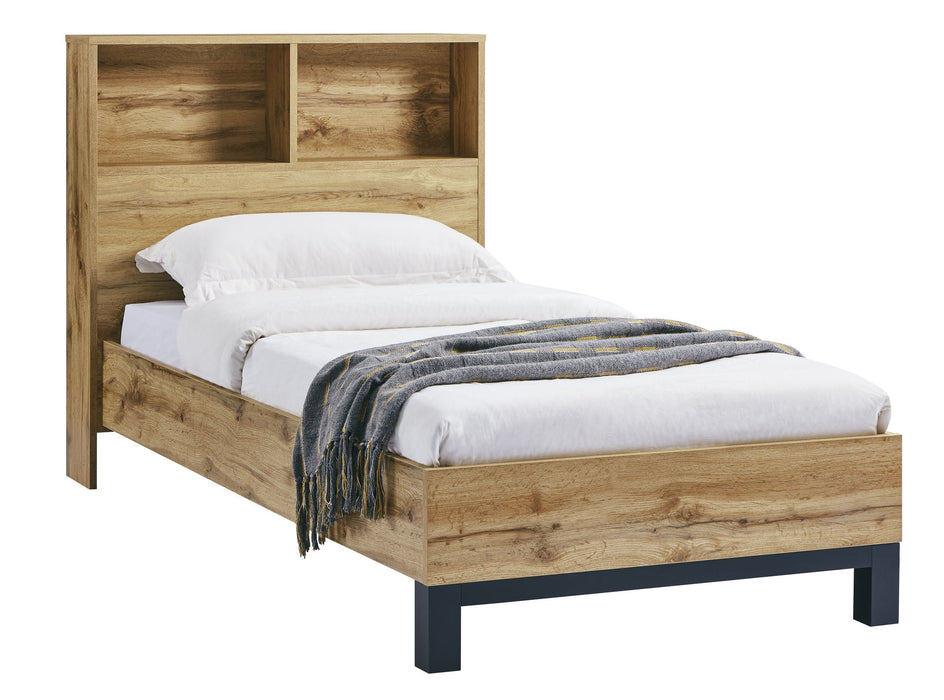 Bayswater Bookcase Headboard Bed - Luminex FurnitureWooden BedsBAL207
