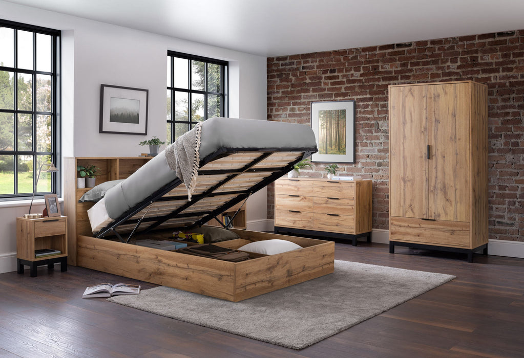 Baywater Ottoman Storage Bed - Luminex FurnitureWooden BedsBAL004