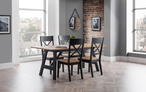 Beatrice Cross Back Dining Chairs – Set of 2 - Luminex FurnitureChairsHOC101