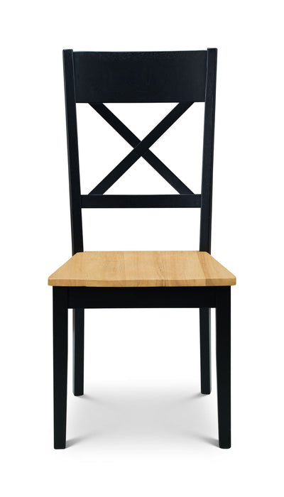 Beatrice Cross Back Dining Chairs – Set of 2 - Luminex FurnitureChairsHOC101