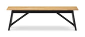 Beatrice Dining Bench Black/Oak - Luminex FurnitureBench SeatHOC003