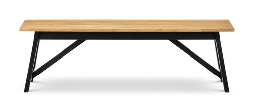 Beatrice Dining Bench Black/Oak - Luminex FurnitureBench SeatHOC003
