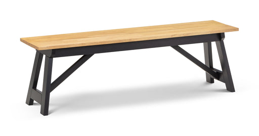 Beatrice Dining Bench Black/Oak - Luminex FurnitureBench SeatHOC003