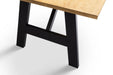 Beatrice Dining Table Black/Oak - Luminex FurnitureDining TableHOC001