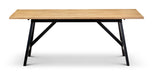Beatrice Dining Table Black/Oak - Luminex FurnitureDining TableHOC001