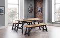 Beatrice Dining Table Black/Oak - Luminex FurnitureDining TableHOC001