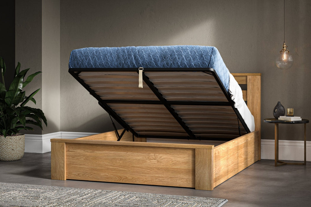Beaumont Solid Oak Ottoman Bed - Luminex FurnitureBedCHOA46