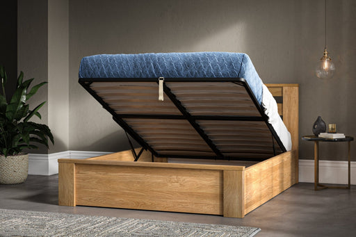 Beaumont Solid Oak Ottoman Bed - Luminex FurnitureBedCHOA46