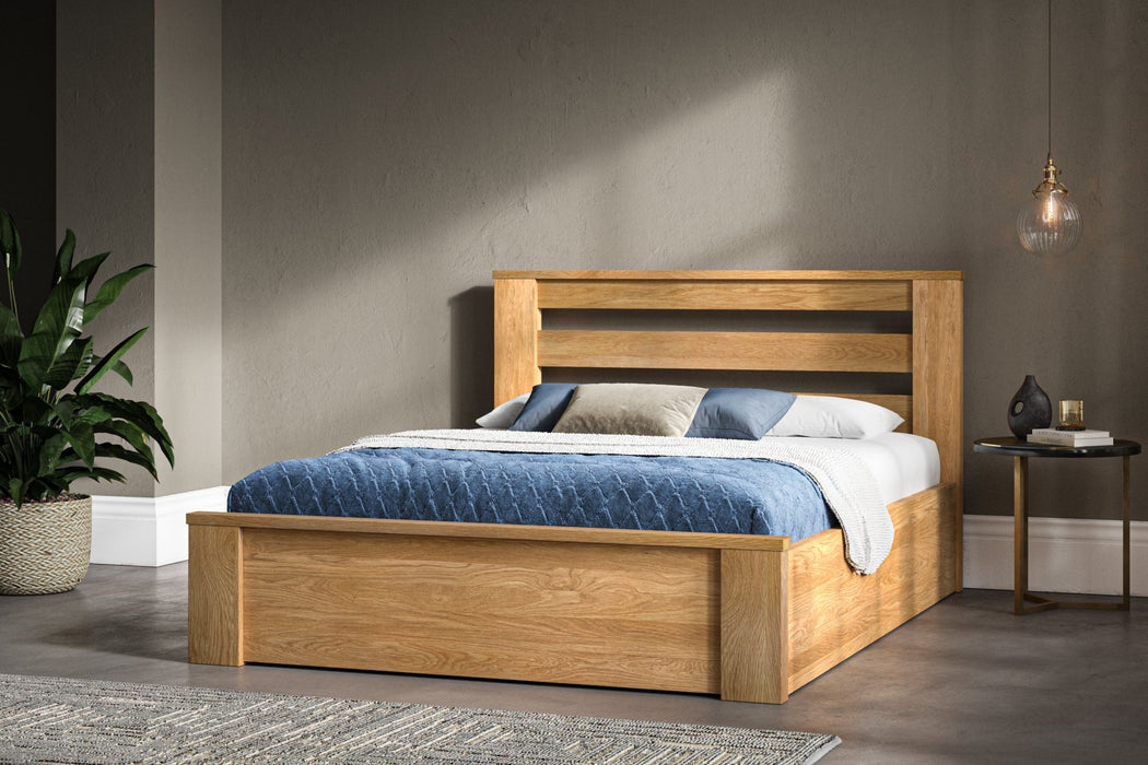 Beaumont Solid Oak Ottoman Bed - Luminex FurnitureBedCHOA46