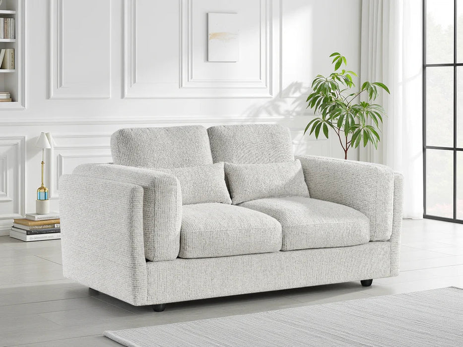 Bellagio Beige 2 Seater Sofa – Chenille Fabric - Luminex FurnitureSofasbari_sofa_beige_2_seater