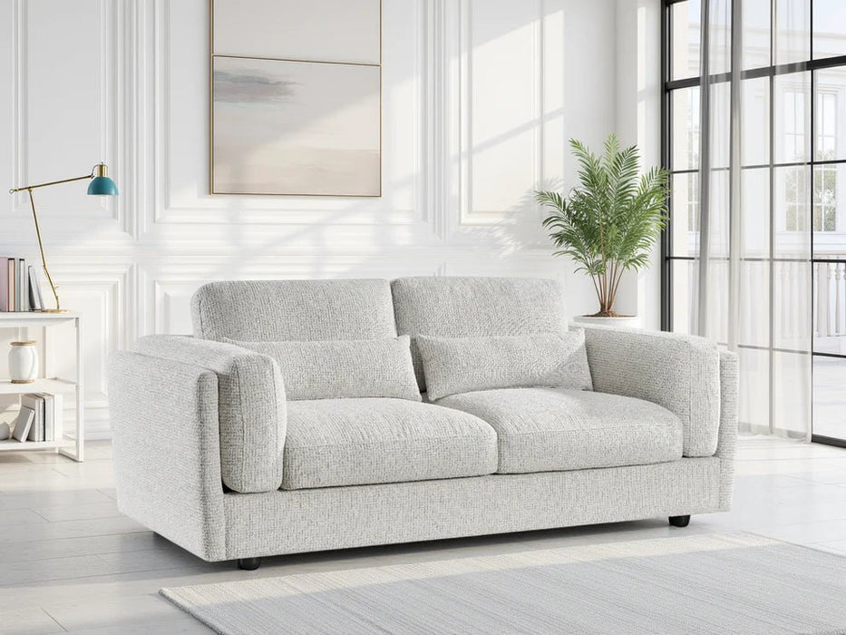 Bellagio Beige 3 Seater Sofa – Chenille Fabric - Luminex FurnitureSofasbari_sofa_beige_3_seater