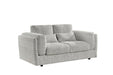 Bellagio Grey 2 Seater Sofa – Chenille - Luminex FurnitureSofasbari_sofa_grey_2_seater