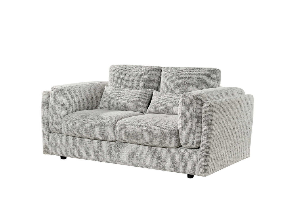 Bellagio Grey 2 Seater Sofa – Chenille - Luminex FurnitureSofasbari_sofa_grey_2_seater