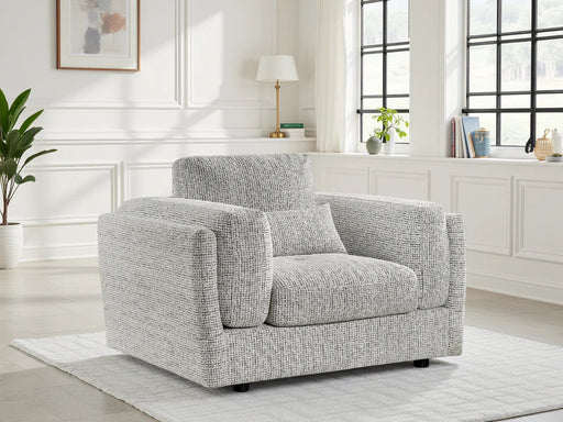 Bellagio Grey Chenille Fabric Armchair – Chenille - Luminex FurnitureOccasional Chairsbari_sofa_grey_armchair