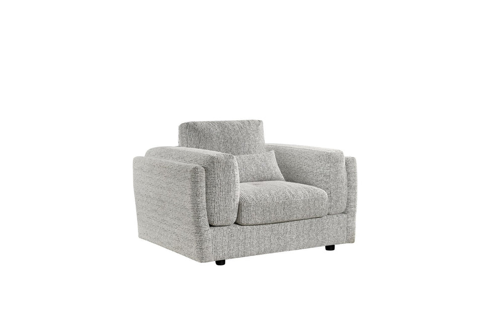 Bellagio Grey Chenille Fabric Armchair – Chenille - Luminex FurnitureOccasional Chairsbari_sofa_grey_armchair