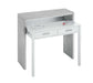 Bellano White & Concrete Grey Extending Desk - Luminex FurnitureDesk2931