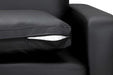 Belvedere Black 3+2 Sofa Set – Modern Faux Leather - Luminex FurnitureSofasbox_sofa_black_3_2_set