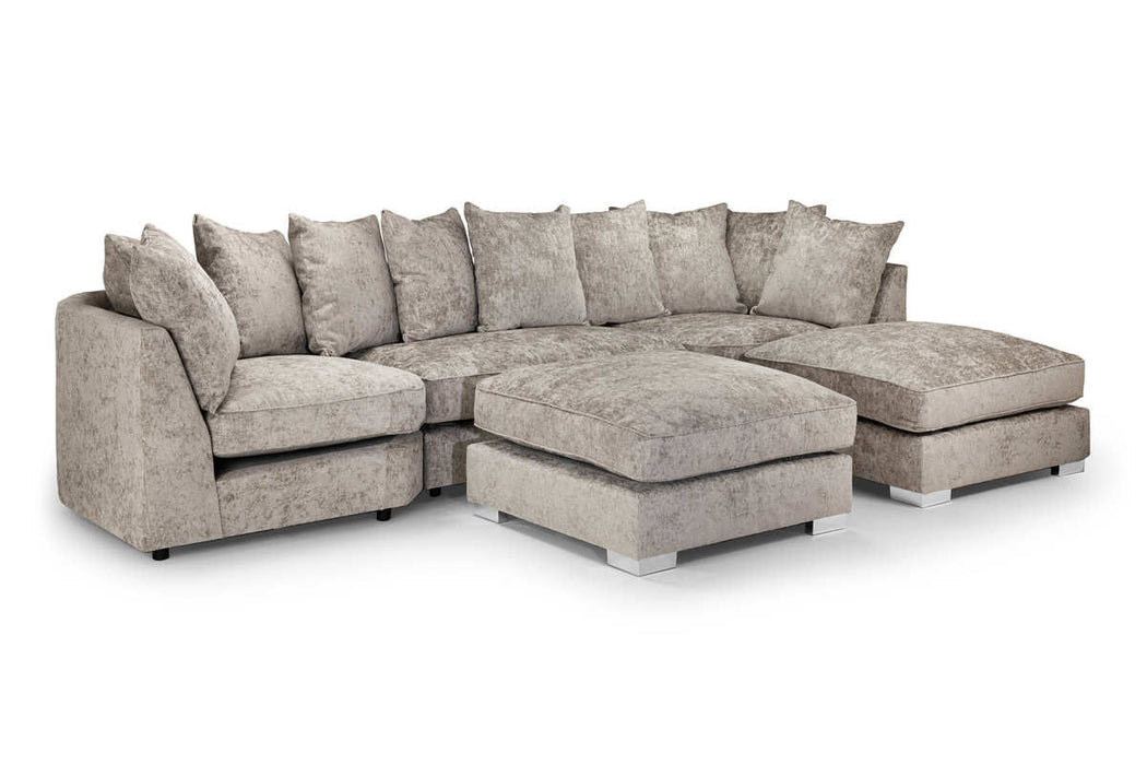 Benedict Scatterback U - Shape Corner Sofa – Truffle | 7 Seater - Luminex FurnitureSofasbishop_sofa_truffle_u_shape_corner
