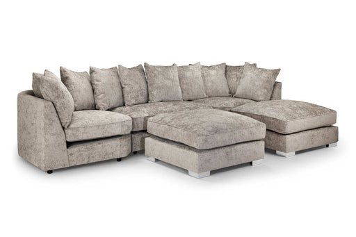 Benedict Scatterback U - Shape Corner Sofa – Truffle | 7 Seater - Luminex FurnitureSofasbishop_sofa_truffle_u_shape_corner