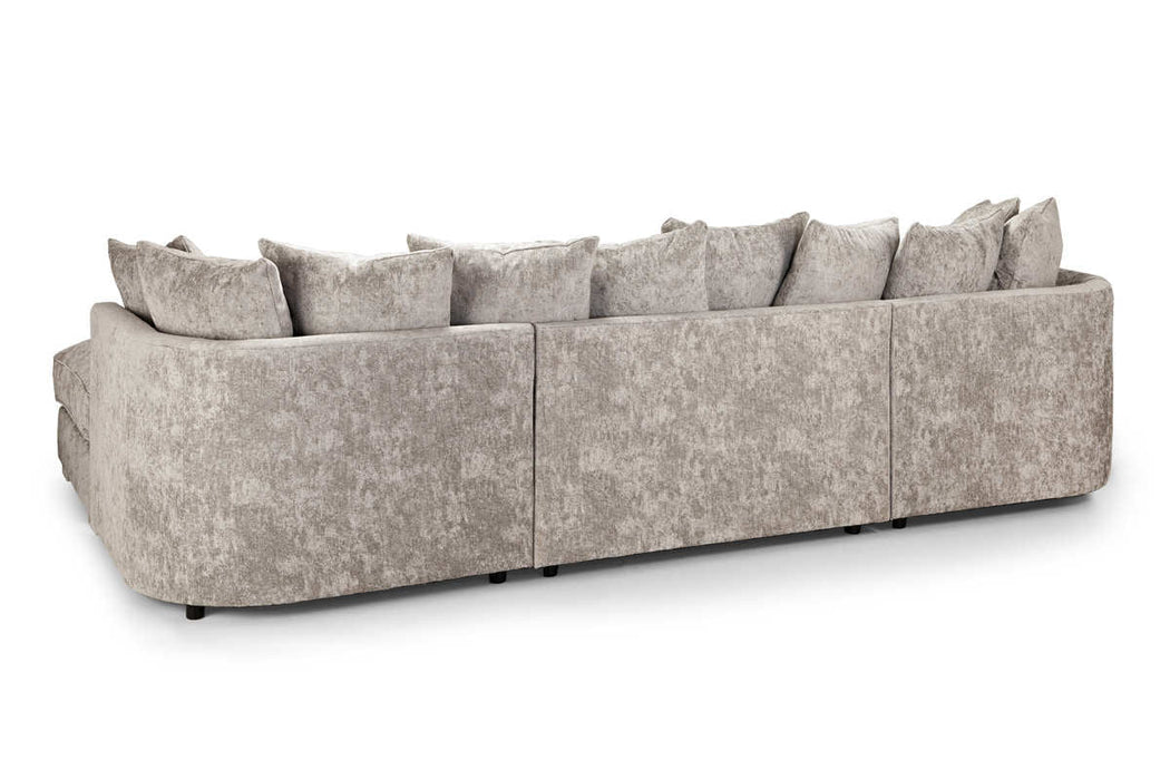Benedict Scatterback U - Shape Corner Sofa – Truffle | 7 Seater - Luminex FurnitureSofasbishop_sofa_truffle_u_shape_corner
