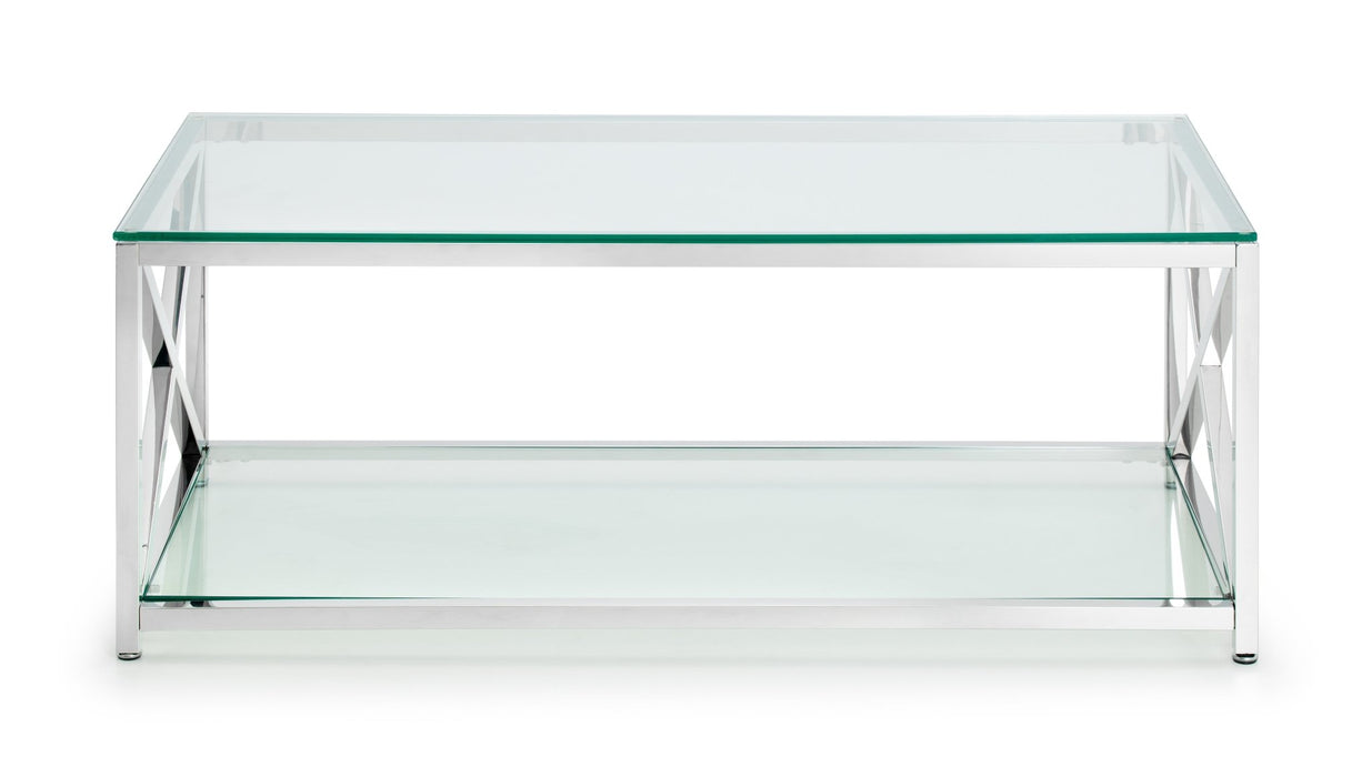 Bianca Coffee Table in Gold or Silver - Luminex FurnitureCoffee TableMIA102
