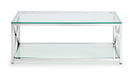 Bianca Coffee Table in Gold or Silver - Luminex FurnitureCoffee TableMIA102
