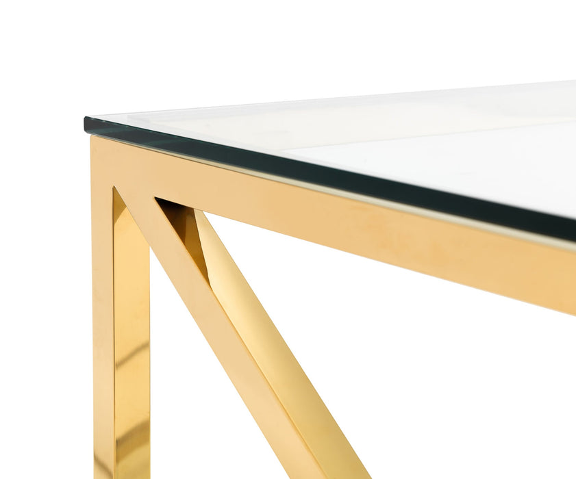 Bianca Coffee Table in Gold or Silver - Luminex FurnitureCoffee TableMIA102