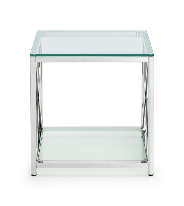 Bianca Lamp Table - Silver - Luminex FurnitureLamp TableMIA103