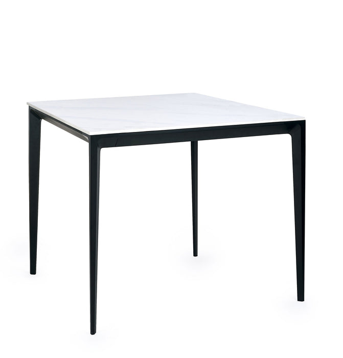 Bianca Square Stone Top Dining Table - White Marble - Luminex FurnitureDining TableMIA107