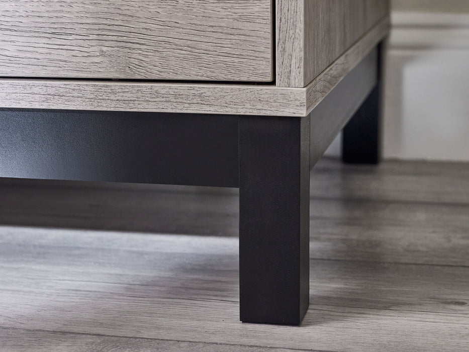 Blake 2 Door 1 Drawer Wardrobe - Grey Oak - Luminex FurnitureWardrobeBAL106