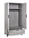 Blake 2 Door 1 Drawer Wardrobe - Grey Oak - Luminex FurnitureWardrobeBAL106