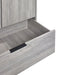 Blake 2 Door 1 Drawer Wardrobe - Grey Oak - Luminex FurnitureWardrobeBAL106