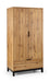 Blake 2 Door 1 Drawer Wardrobe - Light Oak - Luminex FurnitureWardrobeBAL206