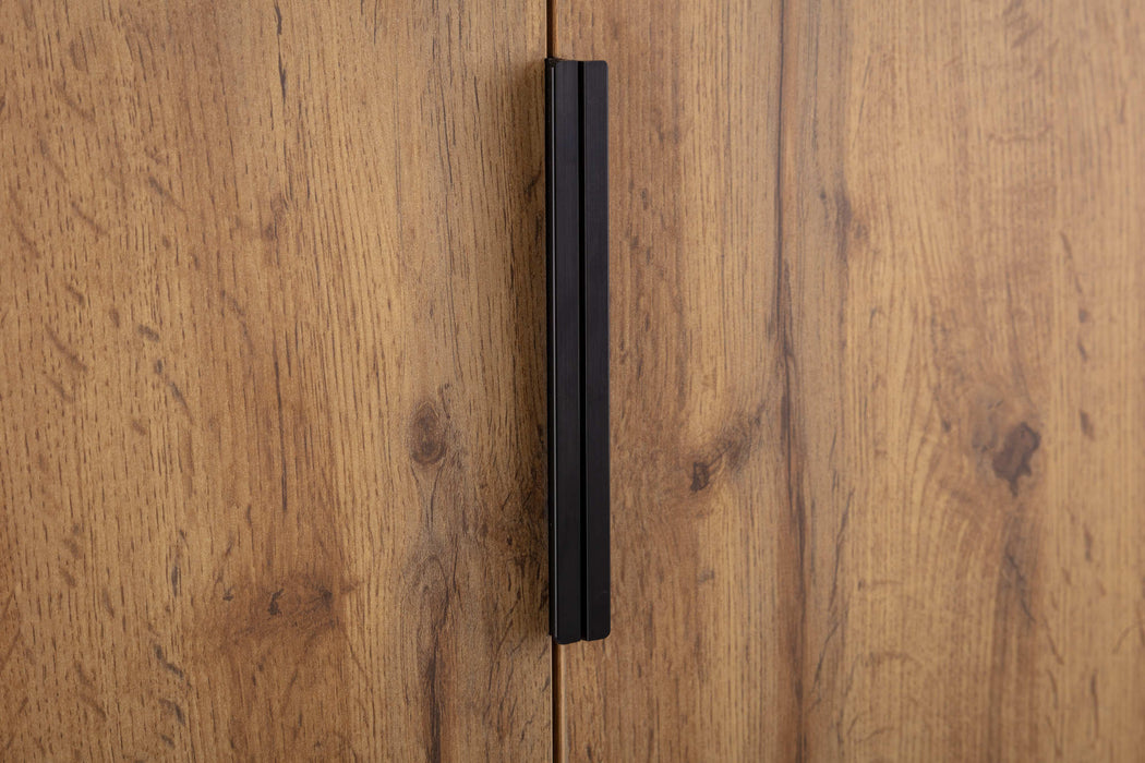 Blake 2 Door 1 Drawer Wardrobe - Light Oak - Luminex FurnitureWardrobeBAL206