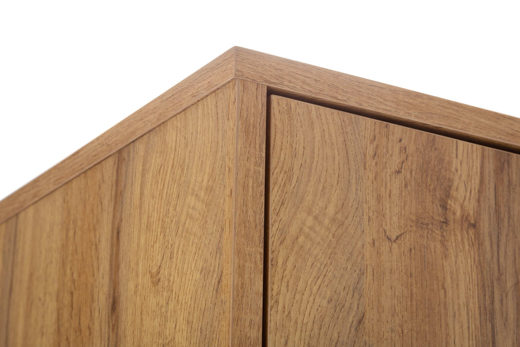 Blake 2 Door 1 Drawer Wardrobe - Light Oak - Luminex FurnitureWardrobeBAL206