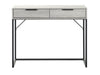 Blake 2 Drawer Dressing Table/Desk - Grey Oak - Luminex FurnitureDressing TableBAL105