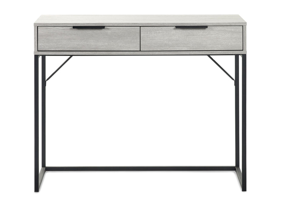 Blake 2 Drawer Dressing Table/Desk - Grey Oak - Luminex FurnitureDressing TableBAL105