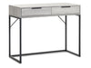 Blake 2 Drawer Dressing Table/Desk - Grey Oak - Luminex FurnitureDressing TableBAL105