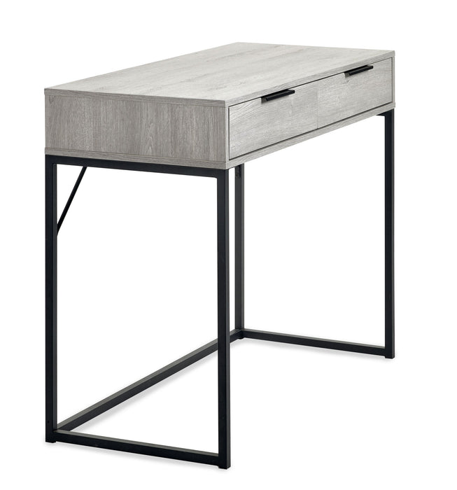Blake 2 Drawer Dressing Table/Desk - Grey Oak - Luminex FurnitureDressing TableBAL105