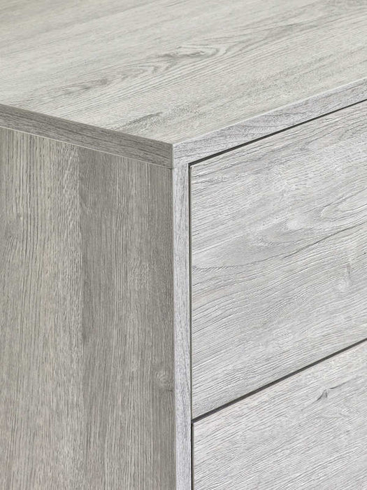 Blake 4 Drawer Chest – Grey Oak - Luminex FurnitureChest of drawersBAL103