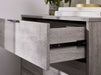 Blake 4 Drawer Chest – Grey Oak - Luminex FurnitureChest of drawersBAL103