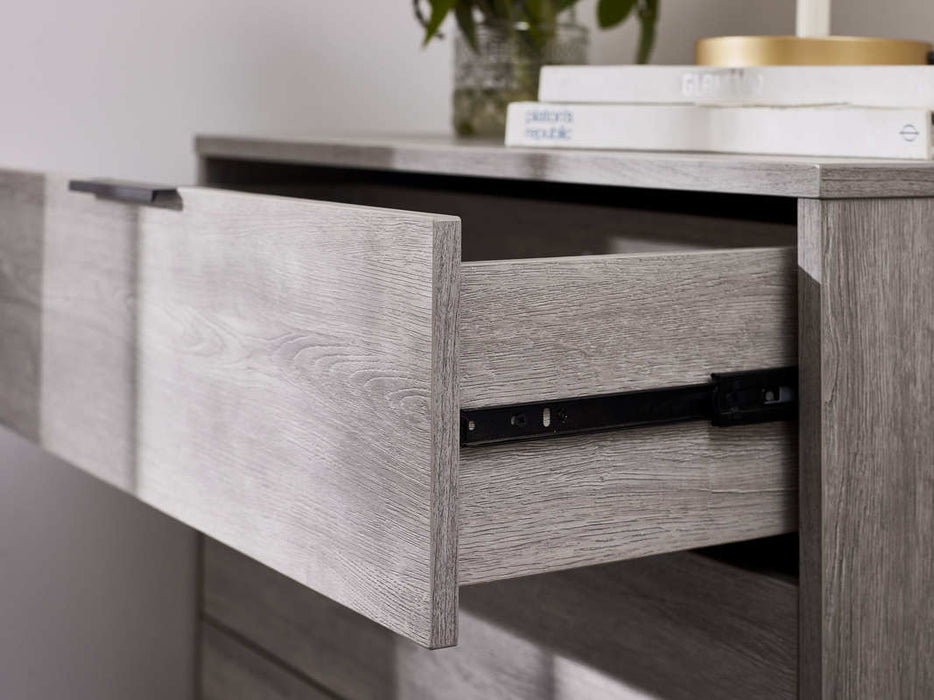 Blake 4 Drawer Chest – Grey Oak - Luminex FurnitureChest of drawersBAL103