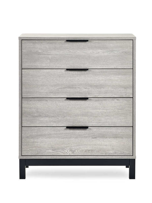 Blake 4 Drawer Chest – Grey Oak - Luminex FurnitureChest of drawersBAL103