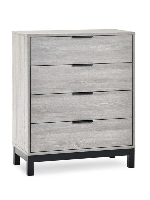 Blake 4 Drawer Chest – Grey Oak - Luminex FurnitureChest of drawersBAL103