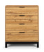 Blake 4 Drawer Chest – Oak - Luminex FurnitureChest of drawersBAL203
