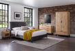 Blake 4 Drawer Chest – Oak - Luminex FurnitureChest of drawersBAL203