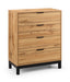 Blake 4 Drawer Chest – Oak - Luminex FurnitureChest of drawersBAL203